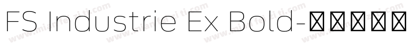 FS Industrie Ex Bold字体转换
